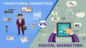 Digital Marketing vs traditional marketing
